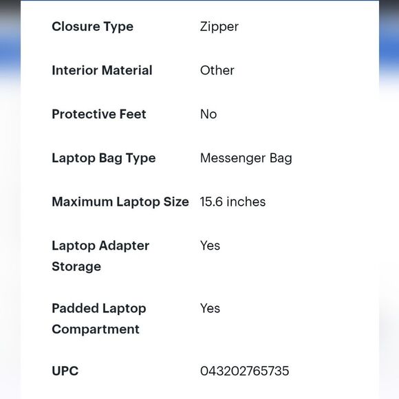 Samsonite Modern Utility Messenger Laptop Case- Grey - Picture 8 of 12